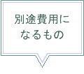 別途費用になるもの